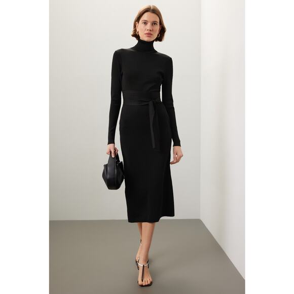 Toccin Dresses & Skirts - Toccin Racer Black Midi Dress